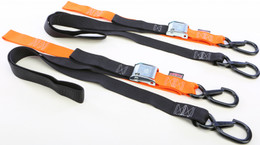 Powertye Fat Straps W/Soft Tye & Hooks Black/Orange 1.5"X6' - 29629-S Powertye Fat Straps W/Soft Tye & Hooks Black/Orange 1.5"X6' - 29629-S