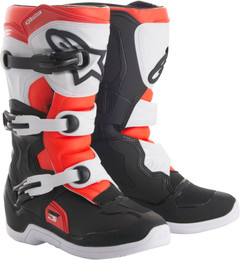 Alpinestars Tech 3S Youth Boots Black White Red Alpinestars Tech 3S Youth Boots Black White Red