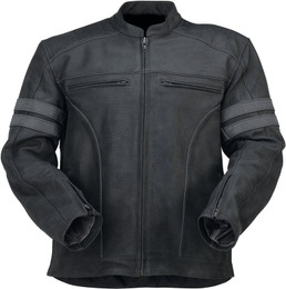 Z1R Remedy Leather Jacket Black Z1R Remedy Leather Jacket Black