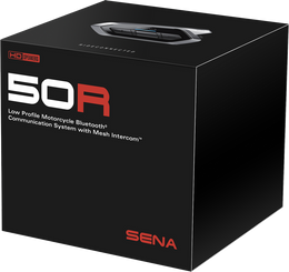 Sena 50R HD Bluetooth Mesh Comm System with Harman Kardon Single Sena 50R HD Bluetooth Mesh Comm System with Harman Kardon Single