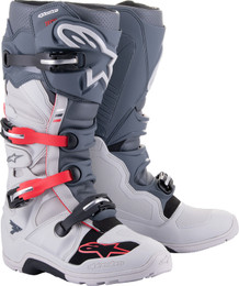 Alpinestars Tech 7 (Previous Collection) Enduro Gray Red Boots Alpinestars Tech 7 (Previous Collection) Enduro Gray Red Boots