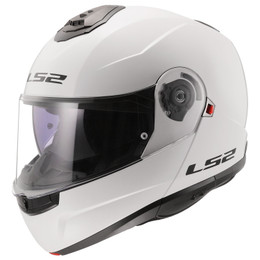 LS2 Strobe II Gloss White Helmet LS2 Strobe II Gloss White Helmet