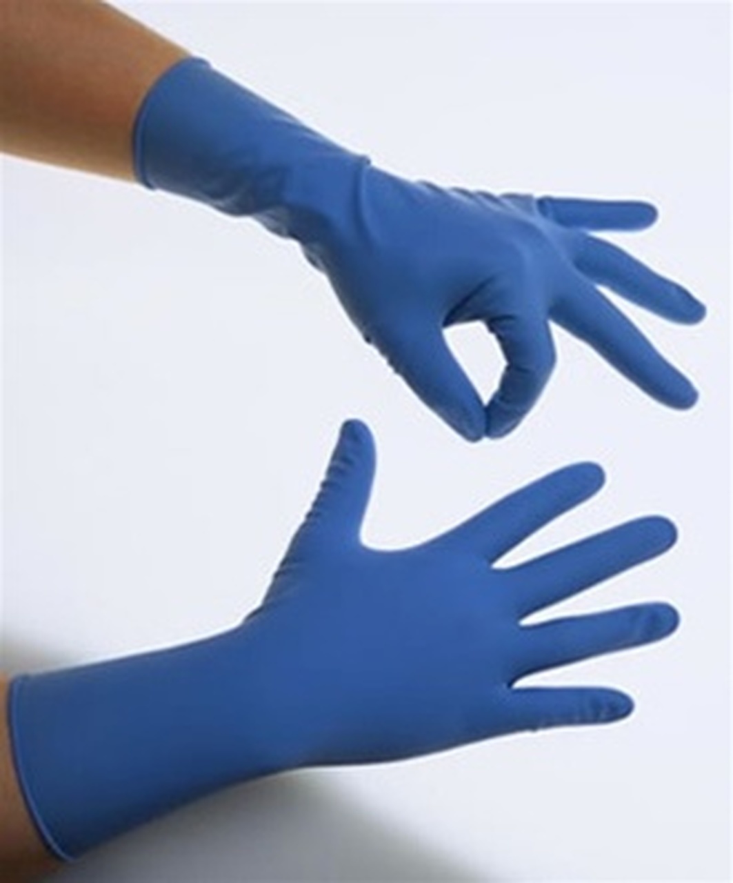 Latex gloves threesome