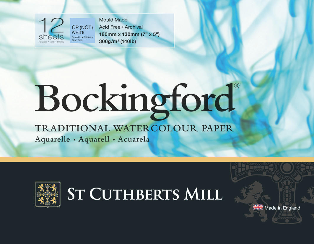 Bockingford Glued Pad 300gsm NOT 7x5"