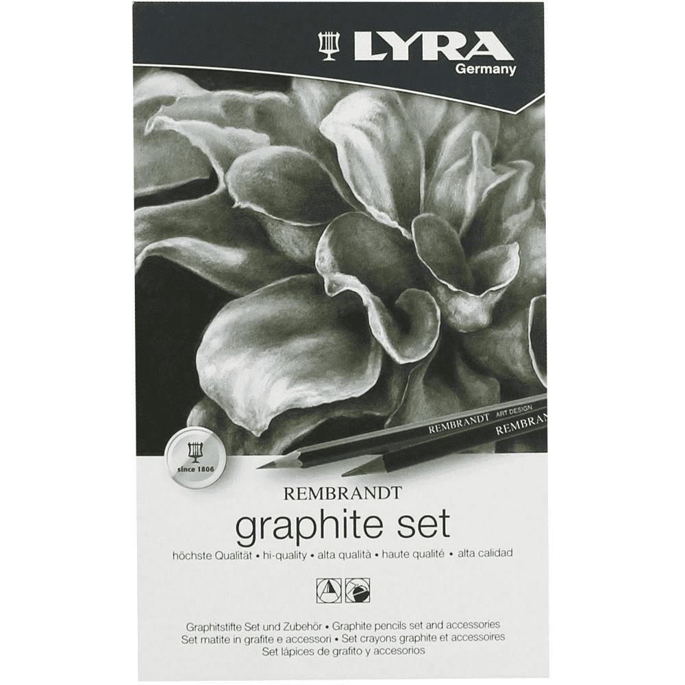 Lyra Rembrandt Graphite Pencils and Accessories Set of 11
