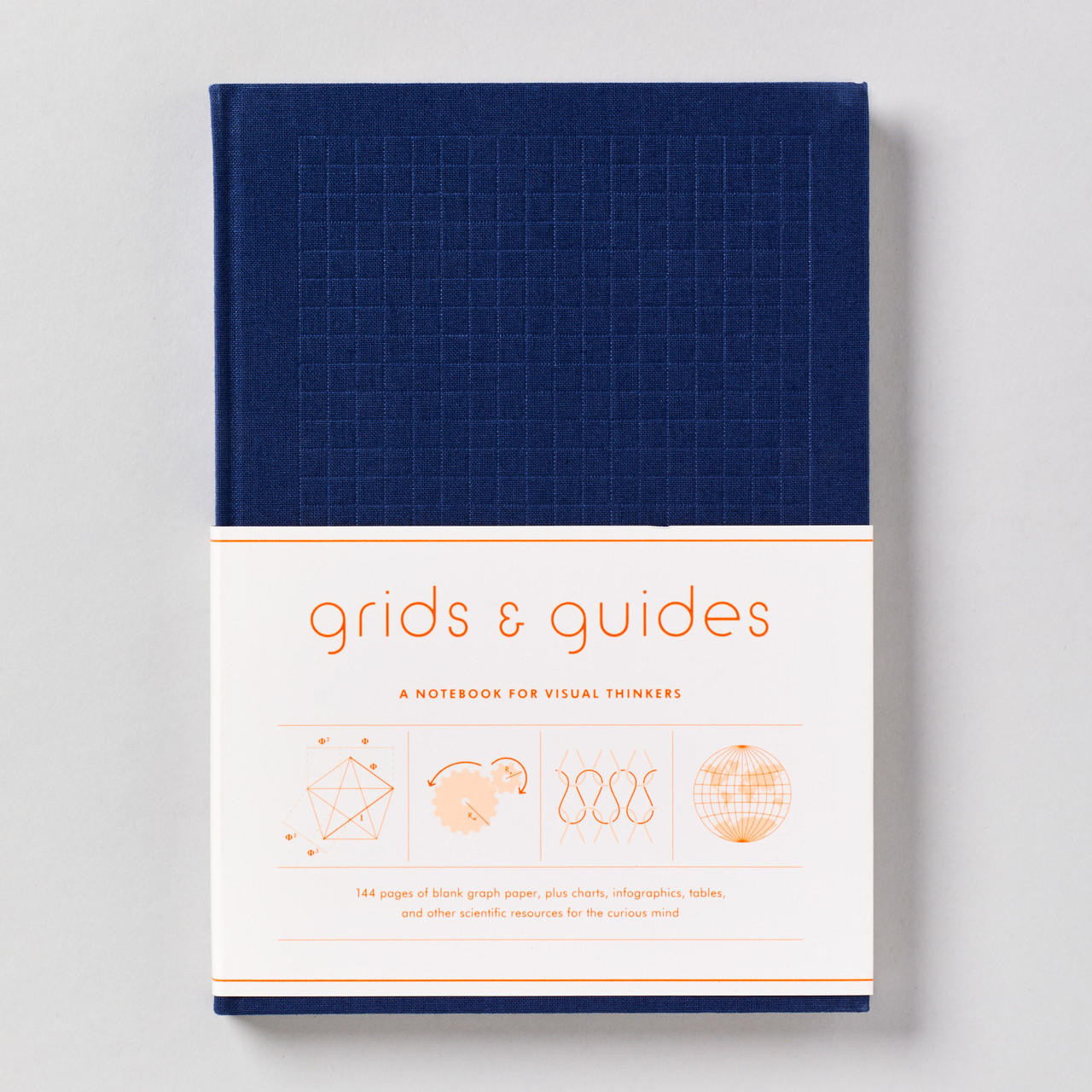 Grids & Guides Notebook A5 Navy