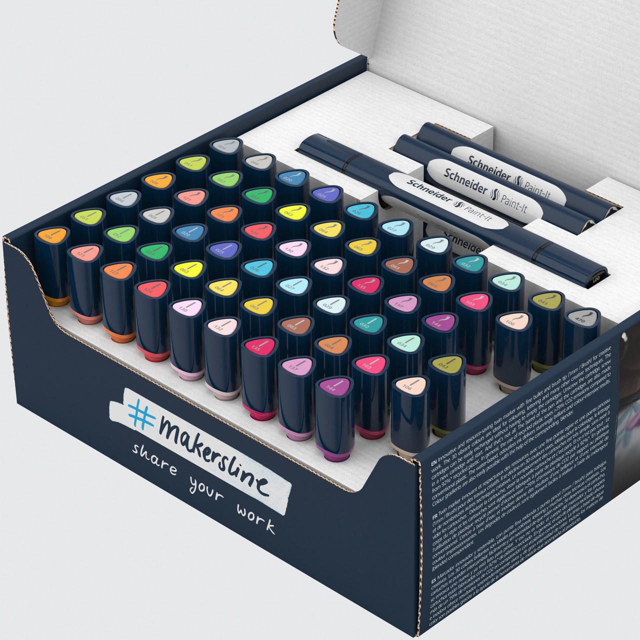 Schneider Paint-It Twin Marker Assorted Colours Set of 72