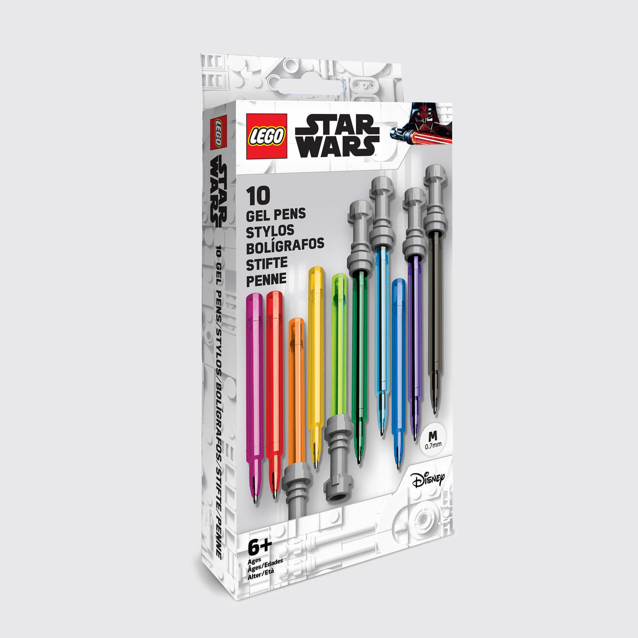 Lego Star Wars Lightsaber Gel Pens Assorted Colours Pack of 10