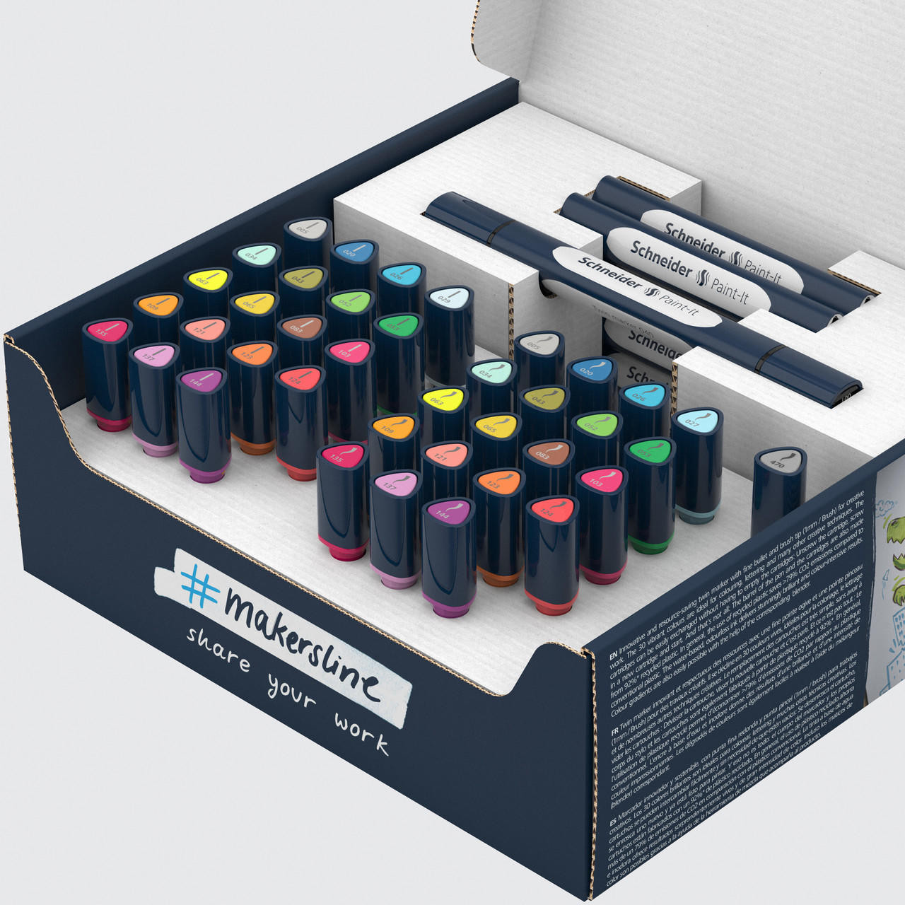 Schneider Paint-It Twin Marker Assorted Colours Set of 52