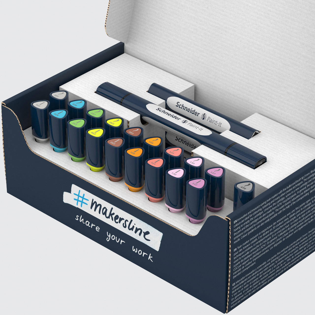 Schneider Paint-It Twin Marker Assorted Colours Set of 27