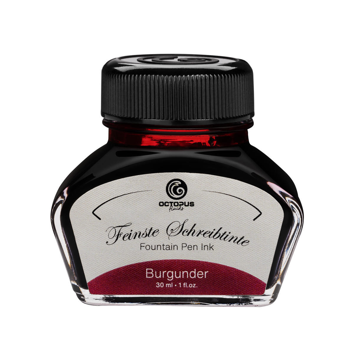 Octopus Fluids Fountain Pen Ink 30ml Burgunder Red