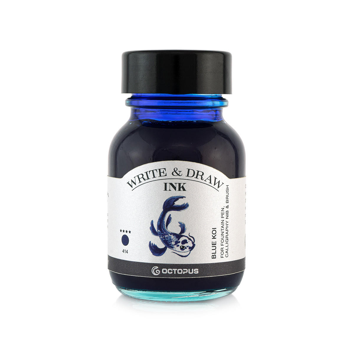 Octopus Fluids Write and Draw Ink 50ml 414 Blue Koi