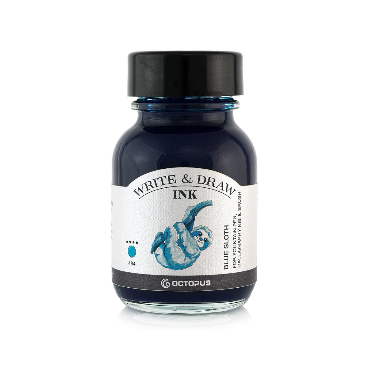 Octopus Fluids Write and Draw Ink 50ml 484 Blue Sloth