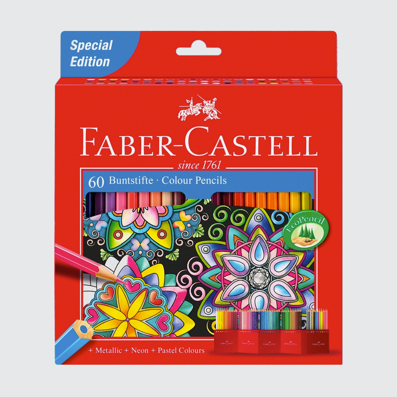 Faber-Castell Faber Castell Classic Pencils Assorted Colours Set of 60