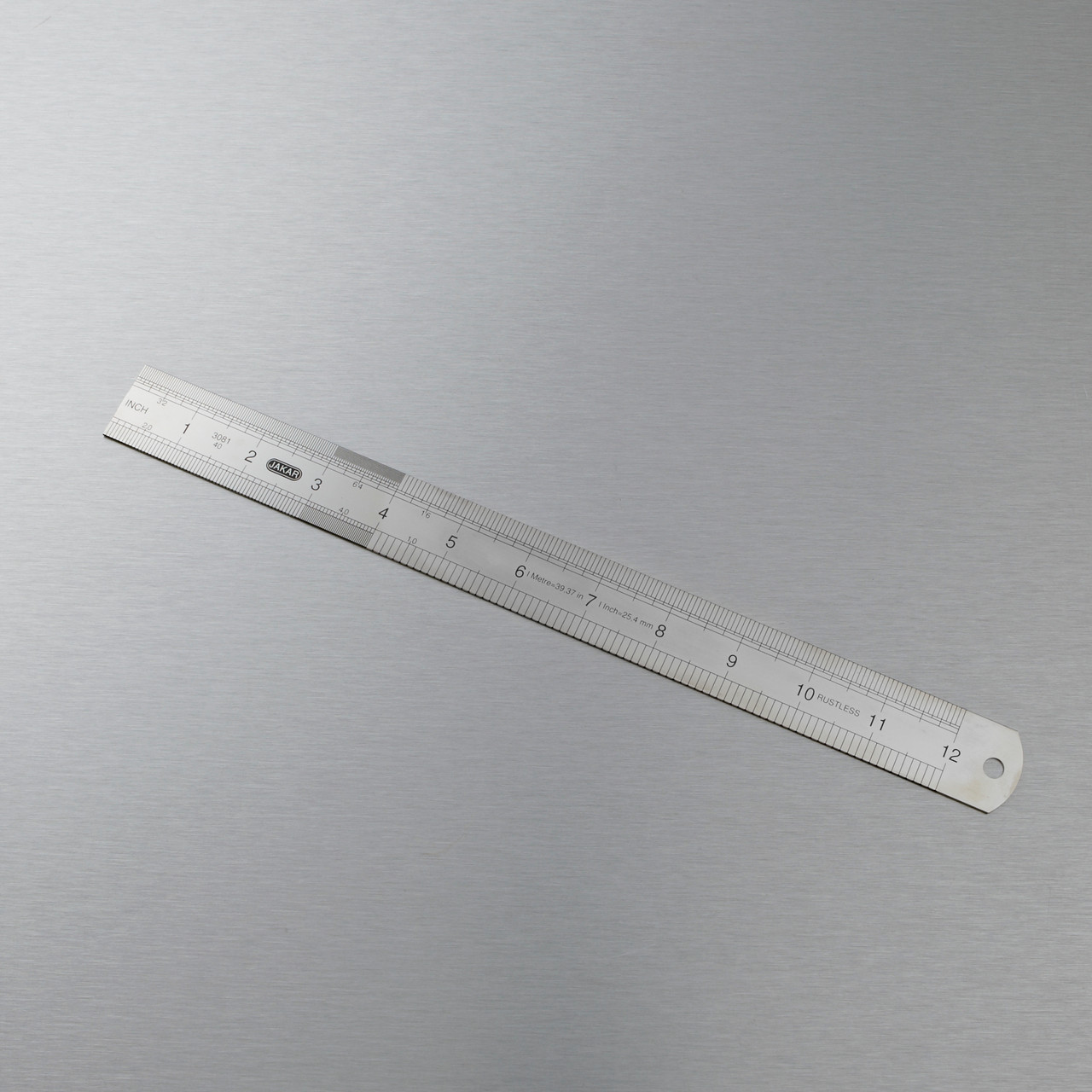 Jakar Steel Ruler CM and Inches 30cm
