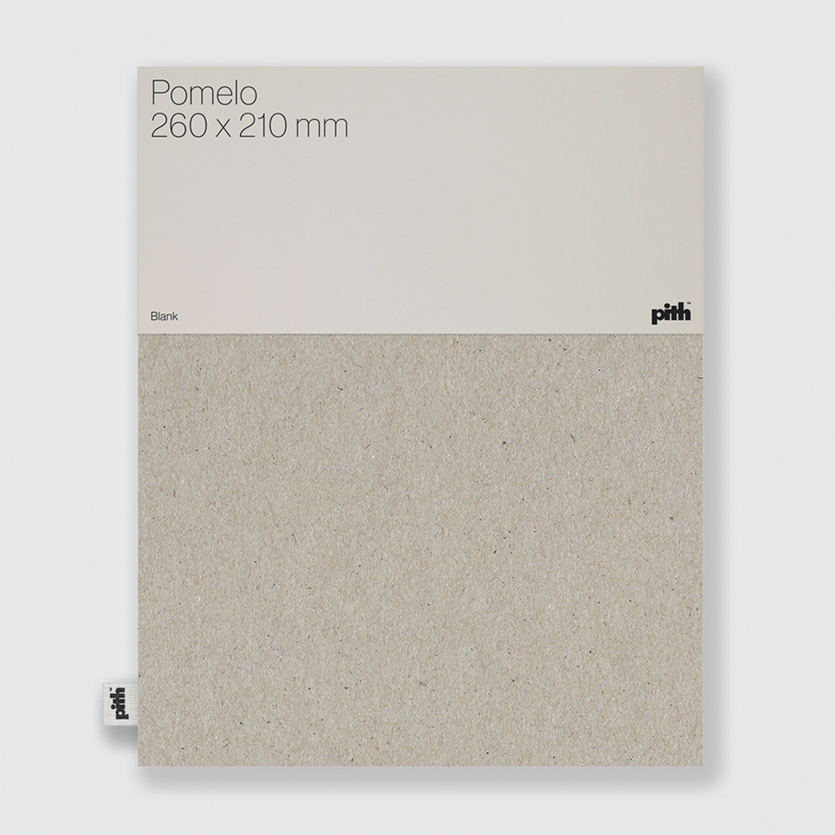 Pith Pomelo Notebook 130gsm 156 Pages 260 x 210mm - Raw