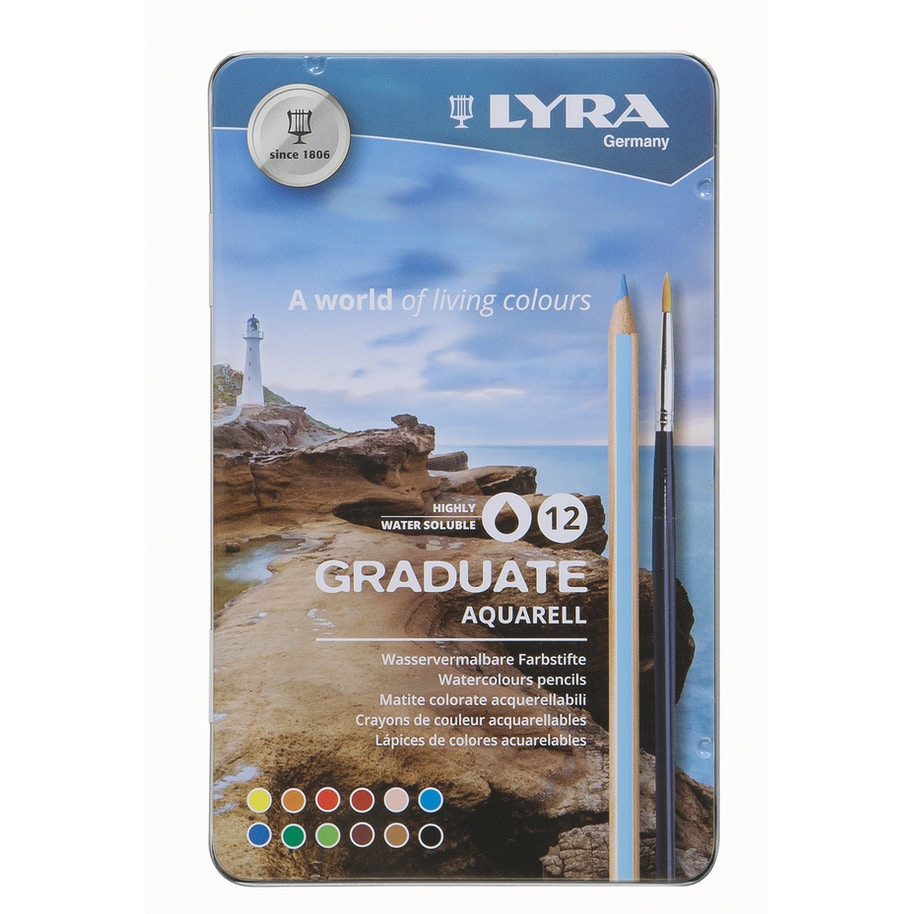 Lyra Graduate Aquarell Pencils Set of 12