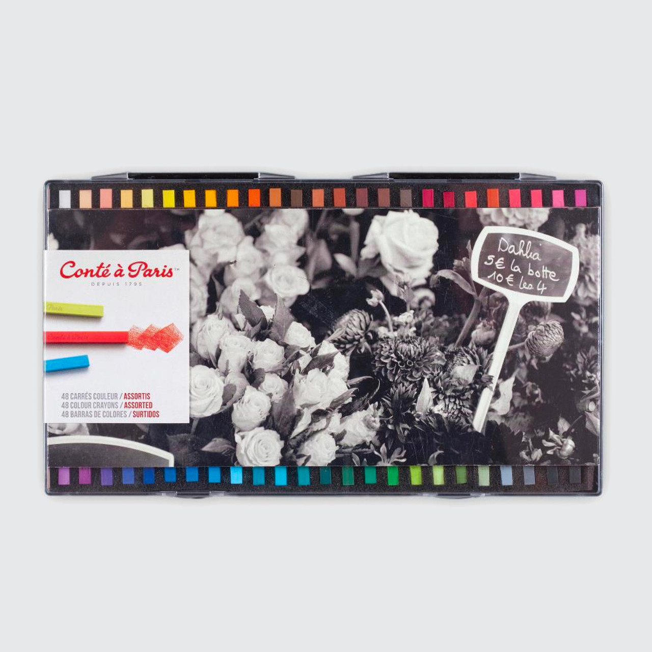 Conte a Paris Carre Colour Crayons Set of 48