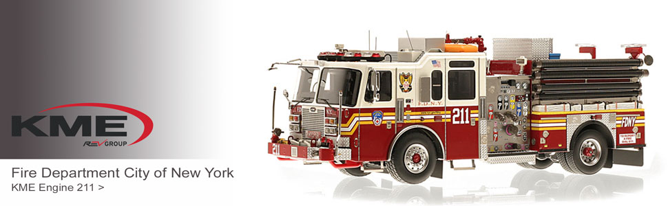 shop kme scale model fire trucks including fdny e211!