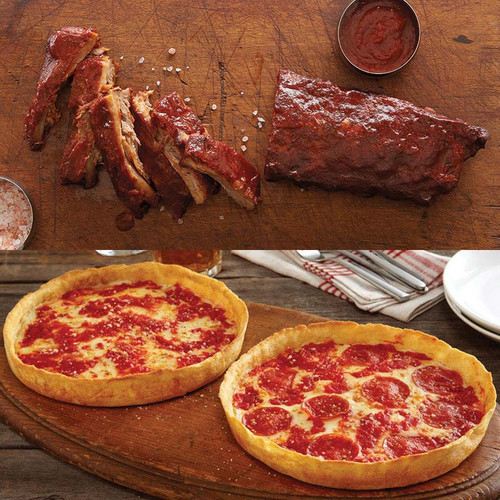 Twin Anchors Baby Back Ribs & 2 Lou's Pizzas
