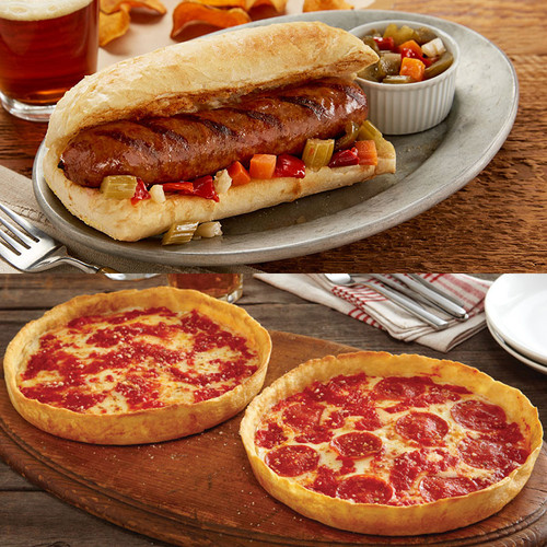 The Original Nottoli & Son Italian Sausage Sandwich Kit & 2 Pizzas