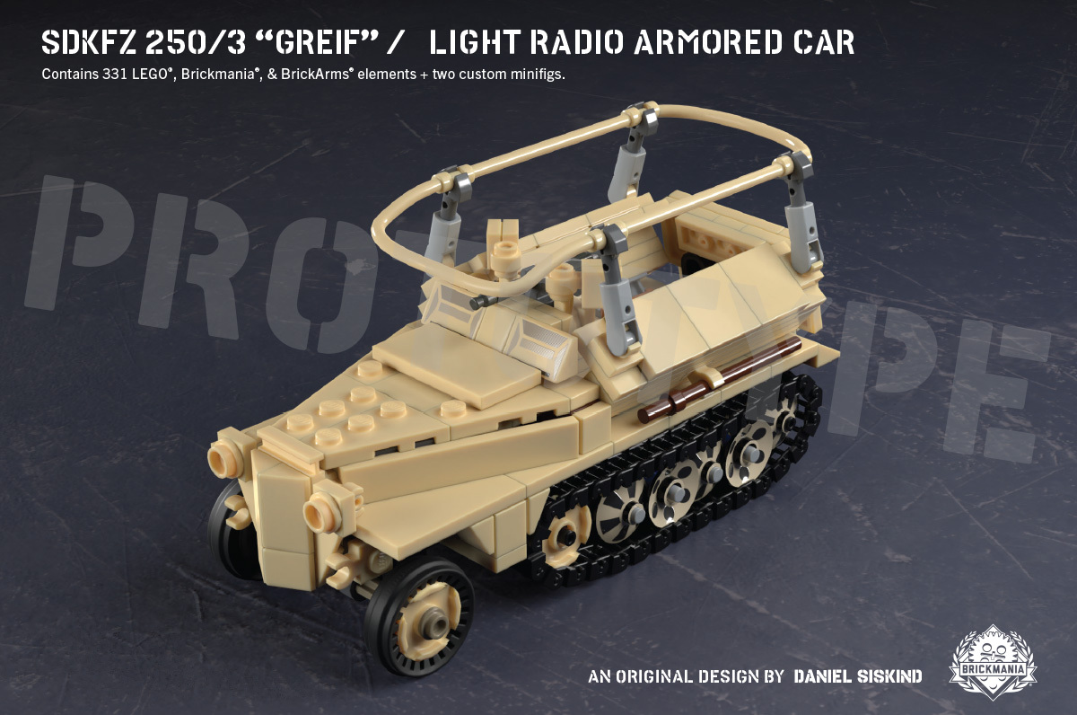 sdkfz 250/3 "greif" - light radio armored car