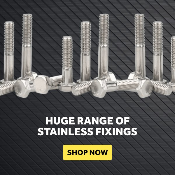 promotional slide showing stainless fixings