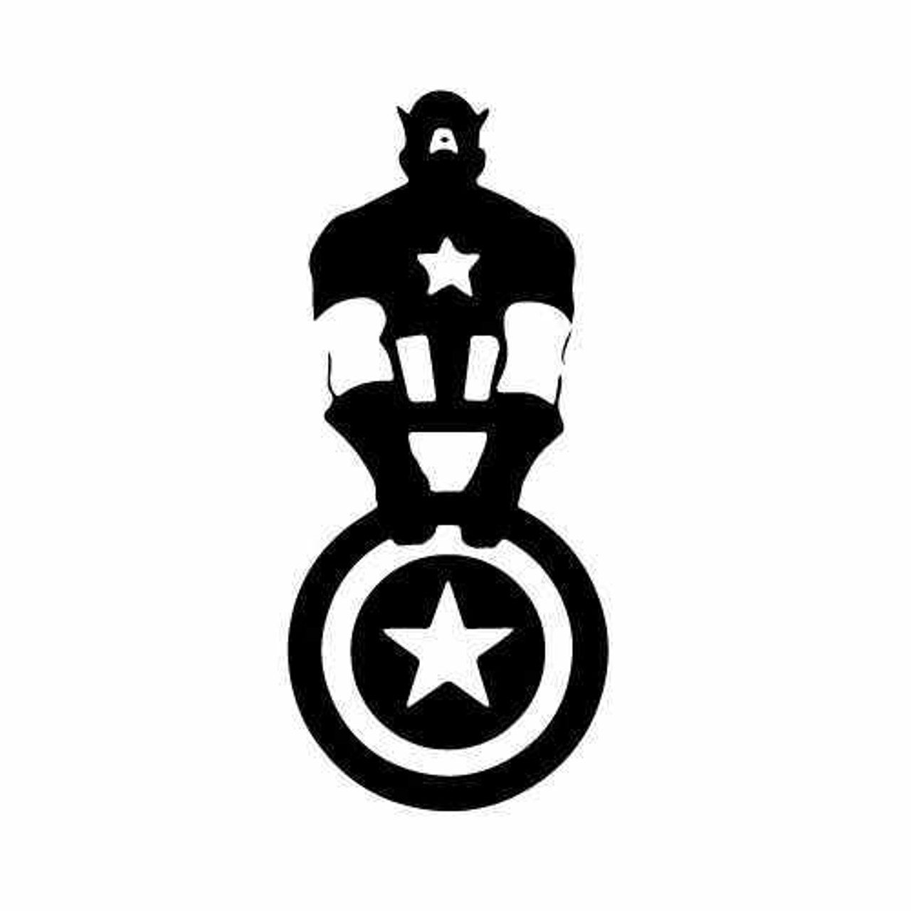 Marvel наклейки Капитан Америка