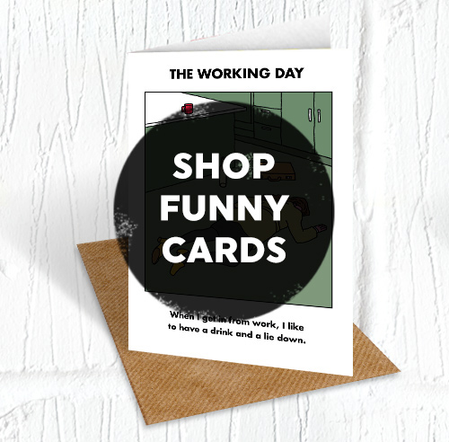 click here to shop funny Modern Toss cards