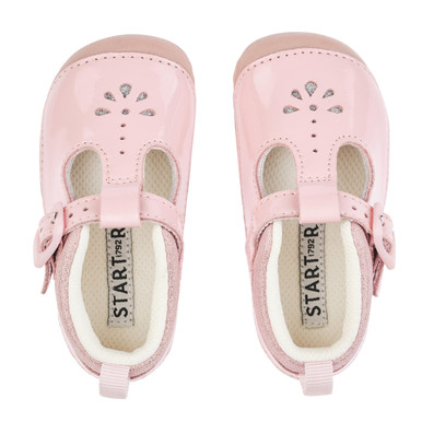 Baby Bubble, Pink patent girls t-bar buckle pre-walkers