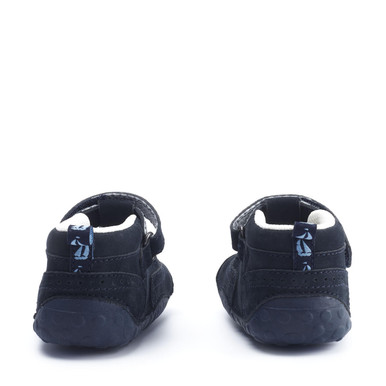 Share, Navy nubuck boys t-bar pre-walkers