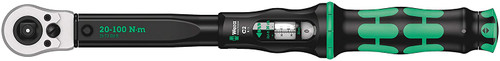 Wera Click-Torque C 2 Push R/L adjustable torque wrench for clockwise and anti-clockwise torque-control, 20-100 Nm