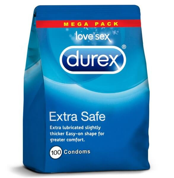 Durex Extra Safe Condoms Bulk Packs 200 Condoms - Extra Safe