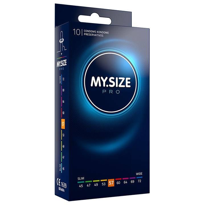 My Size Pro 57mm Regular Condoms 3 Condoms (trial) - Natural