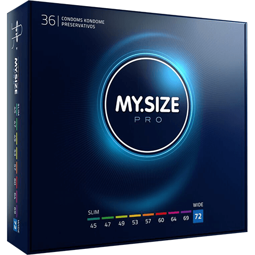 My Size 72mm Large Condoms Bulk Packs 144 Condoms - Large