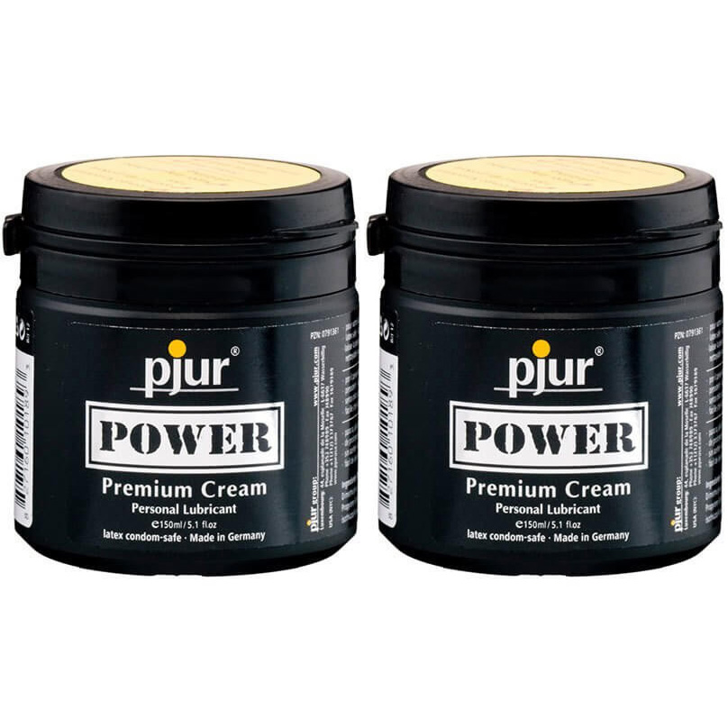 Pjur Power Cream Lubricant 150ml 2 Tubs - Liquid