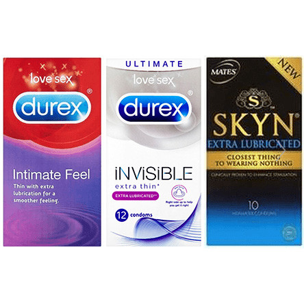 Extra Lubricated Condoms Value Pack (32 Pack)