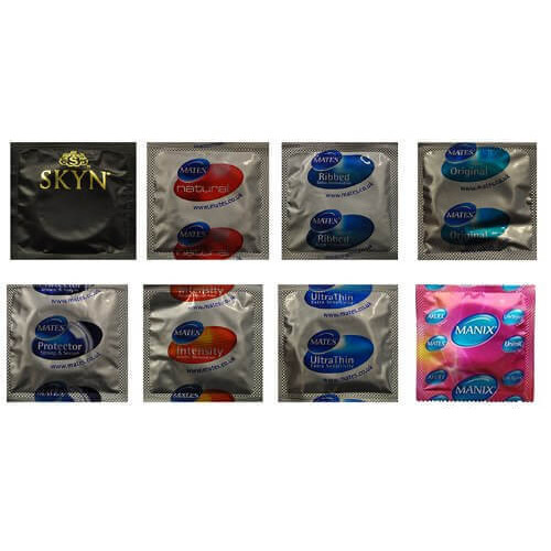 Mates Condoms Trial Pack (8 Pack) Regular - Trial Pack