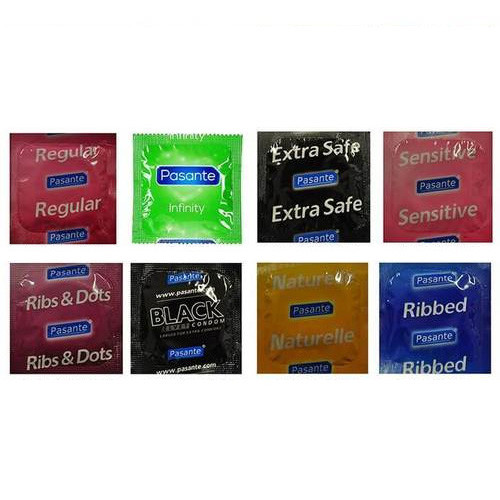 Pasante Condoms Trial Pack (8 Pack) Various - Trial Pack
