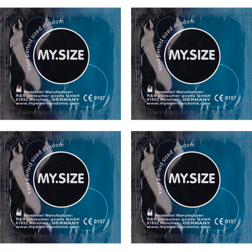 My Size Pro Small Size Condoms Trial Pack (4 Pack) Small - Small
