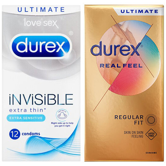 Durex Thin Condoms Value Pack (22 Pack) Regular - Ultra Thin