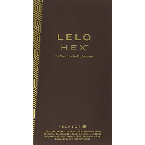 Lelo Hex Respect XL Large Extra Safe Condoms 12 Condoms - Sensation