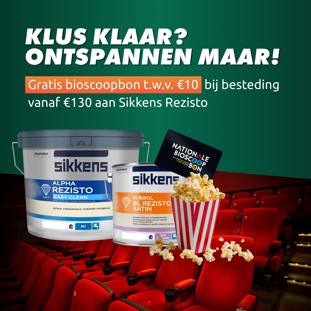Gratis bioscoopbon actie