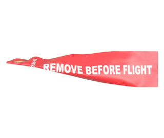 National Aerospace Standard NAS1756-12 Red-White 12" Remove Before Flight Streamer - 10/Pack