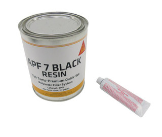 SikaBiresin® AP007 (Axson APF-7) Black High Heat-Resistant, Styrene-Free Polyester Fill Repair Paste - Quart Kit