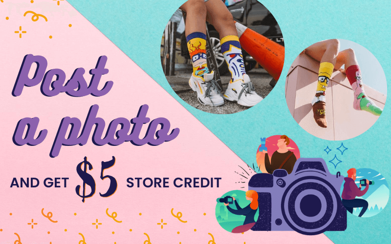 away a $5 store credit when you submit reviews and post photos