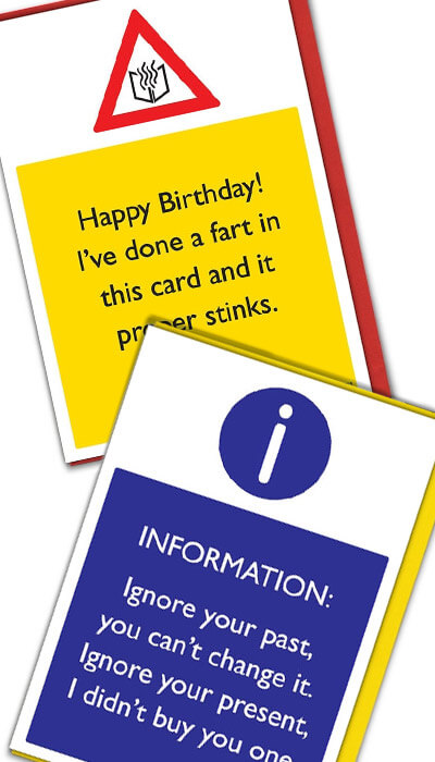 warning funny cards