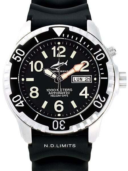 most preferential Chris Benz 1000 meter Automatic Dive watch with