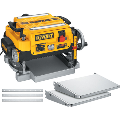 Dewalt DW735XCAN 13 Portable Thickness Planer w/Folding Table and Extra Knives