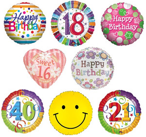 Birthday Helium Balloons Birthday Helium Balloons